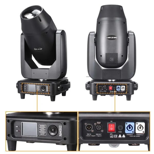 LED moving head BSW 400W with CMY - Image 4